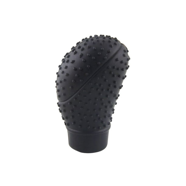 sweethay Cubierta de engranajes palanca de cambios Universal fundas de silicona perilla palanca antideslizante freno de mano Protector de bola Manual Automoción decorativa y accesorios Negro sweethay VI018218-01B
