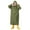 Dark Green, variant on Girls Rain Wear Product Category Rain Gear - Children's Hooded Raincoat with School Bag - Solid Color Long Raincoat for Students