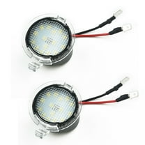 2Pc Side Mirror Puddle Light LED Lamp 6000K White for Ford F150 Explorer Edge for Expedition Flex Fusion Taurus X for Mondeo MK5