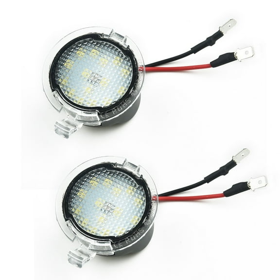2Pc Side Mirror Puddle Light LED Lamp 6000K White for Ford F150 Explorer Edge for Expedition Flex Fusion Taurus X for Mondeo MK5
