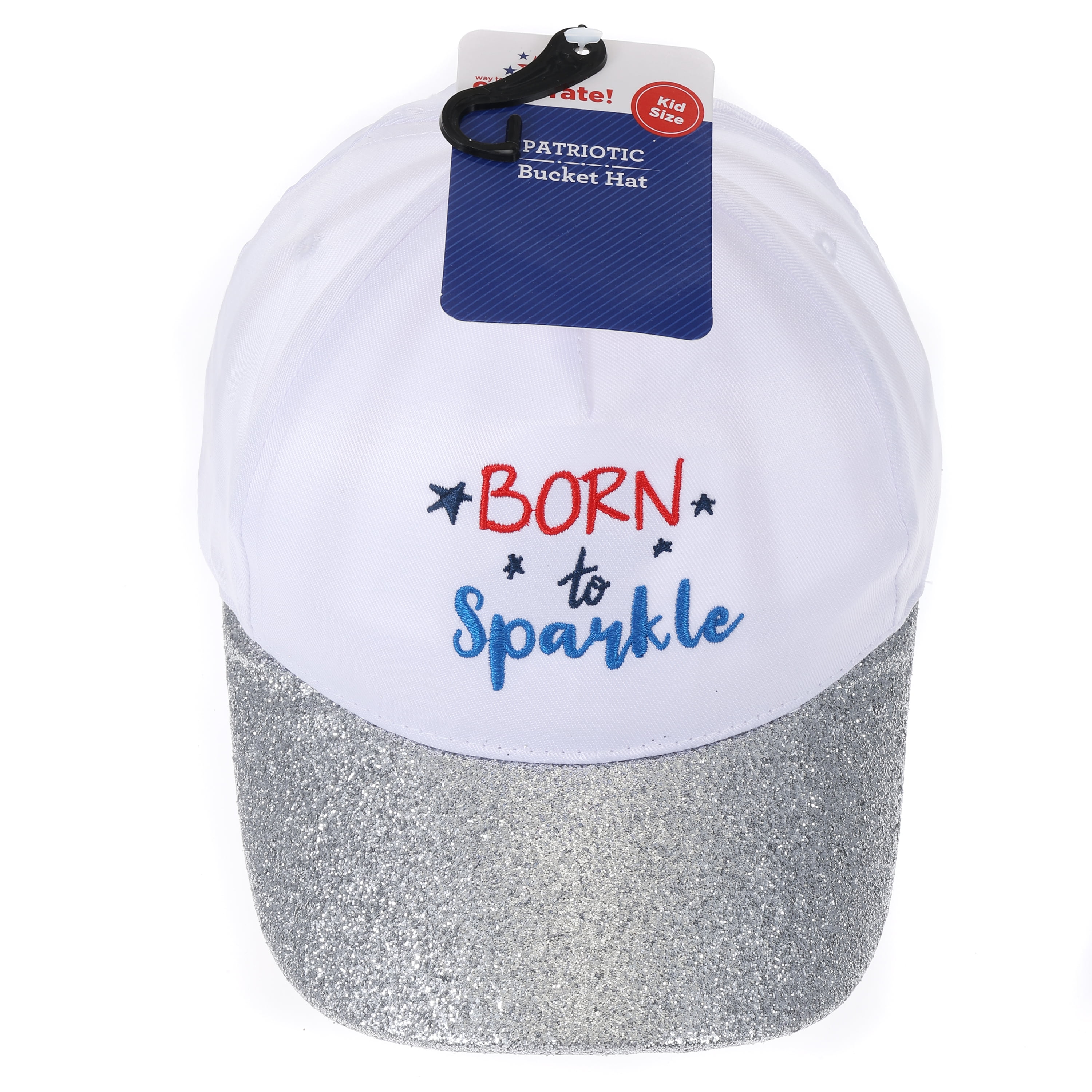 Way to Celebrate Americana "Born to Sparkle" Baseball Cap, Kids Size, 1 Piece