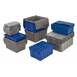 Orbis Flipak Distribution Container , 21-13/16 x 15-3/16 x 12-7/8, Gray