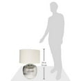 thumbnail image 2 of Dimond Lighting Trump Home Oversized Ribbed Ceramic LED Table Lamp in Silver, 2 of 2