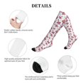 thumbnail image 5 of Rateoe Purple Mushroom Compression Socks for Women and Men 20-30mmHg-Circulation Support Socks Knee High Nurse Pregnant Running Medical and Travel Athletic, 5 of 7