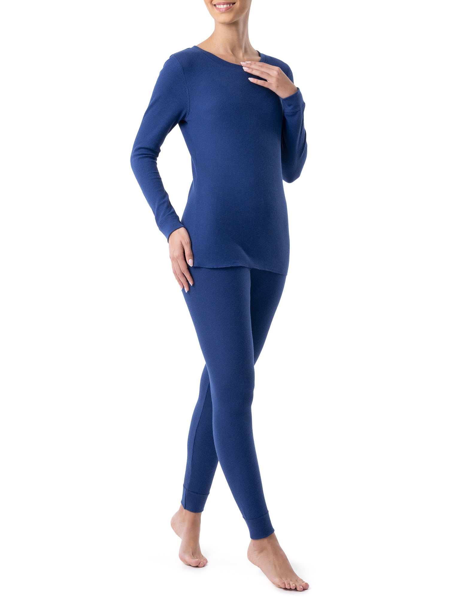 Fruit Of The Loom Women's Eversoft Waffle Thermal Top