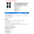 thumbnail image 2 of Front Disc Brake Caliper Guide Pin Boot Kit - Compatible with 1998 - 2004 Nissan Frontier RWD 2.4L 4-Cylinder 1999 2000 2001 2002 2003, 2 of 2