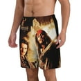 thumbnail image 2 of Pirates of the Caribbean Mens Swim Trunks Quick Dry Board Shorts with Mesh Lining, Hawaii Beach Shorts Swimwear Bathing Suits, 2 of 7