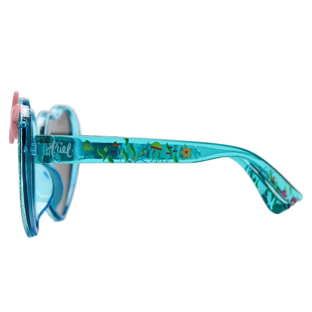 Sun-Staches Disney Ariel Little Mermaid Heart-Shaped Sunglasses With UV Protection