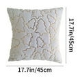 thumbnail image 3 of Lilixerw 17.7 x 17.7 inch Merry Christmas Short Plush Pillow Cover,Christmas Pillow Cover Country Sofa Throw Pillow Cover for Party Sofa Decorations Christmas Decor, 3 of 6