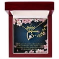 thumbnail image 1 of To Mom Love Your Hugs Forever Necklace w Message Card, 1 of 8
