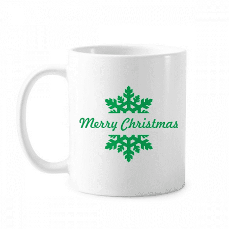 

mas Snowflakes Happy Festival Mug Pottery Cerac Coffee Porcelain Cup Tableware
