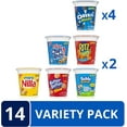 thumbnail image 2 of OREO Mini Cookies, CHIPS AHOY! Mini Cookies, RITZ Bits Crackers, Teddy Grahams Honey, Nutter Butter Bites & Mini Nilla Wafers Go-Cup Variety Pack, Halloween Snacks, 14 Go-Cups, 2 of 4