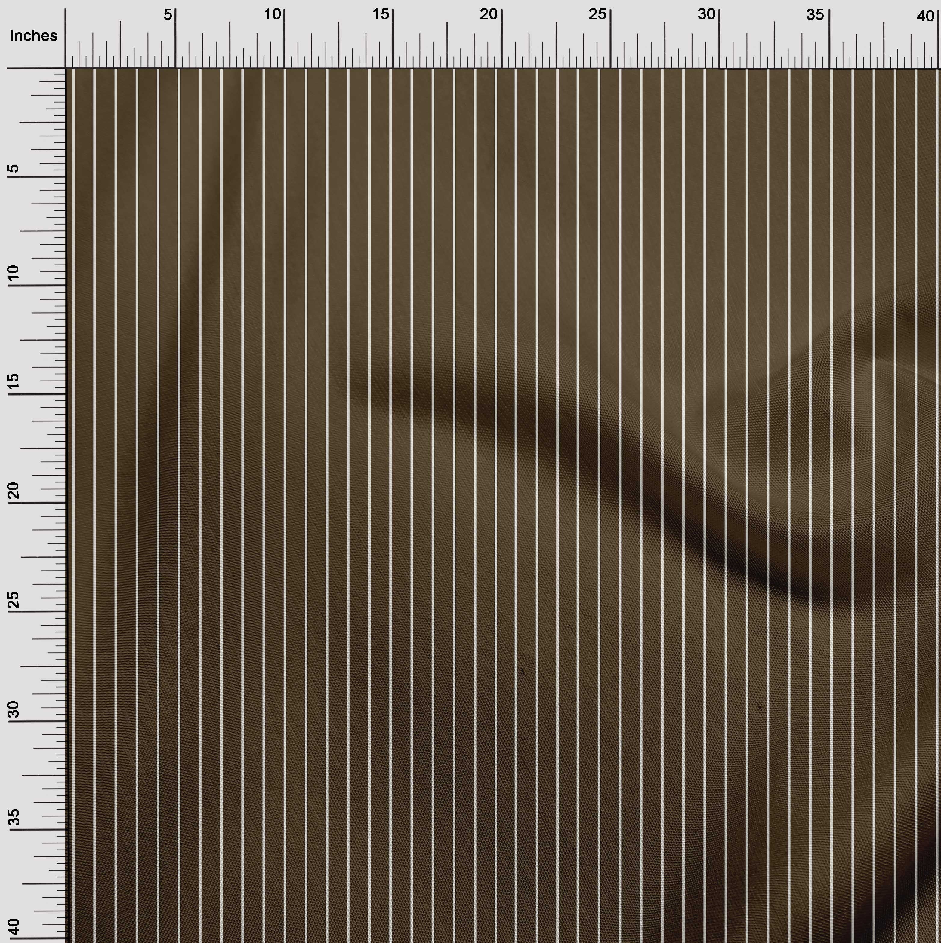 oneOone Georgette Viscose Brown Fabric Stripes Fabric For Sewing Printed Craft Fabric By The Yard 42 Inch Wide