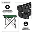 thumbnail image 3 of Silla Plegable de Camping Reforzada Con Portavasos y Bolsa de Transporte Color Verde, 3 of 6