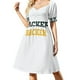 thumbnail image 3 of Vestido de manga corta con estampado azul de Joan Miró 2, ropa de mujer, vestido elegante coreano, verano 2025, vestido de mujer., 3 of 7