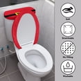 thumbnail image 2 of Suhoaziia Cartoon Santa Claus Toilet Tank Lid Cover for Bathroom Keep Toilet Tank Clean Water Resistant Bath Room Bowl Lids Full Coverage Lid Cover Set, 2 of 5
