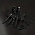 thumbnail image 5 of 24pcs Professional Black Nail Clippers Kit - Ultra Sharp Fingernail and Toenail Cutters for Men and Women - Sturdy Pedicure Care (18 PCS NEW), 5 of 7
