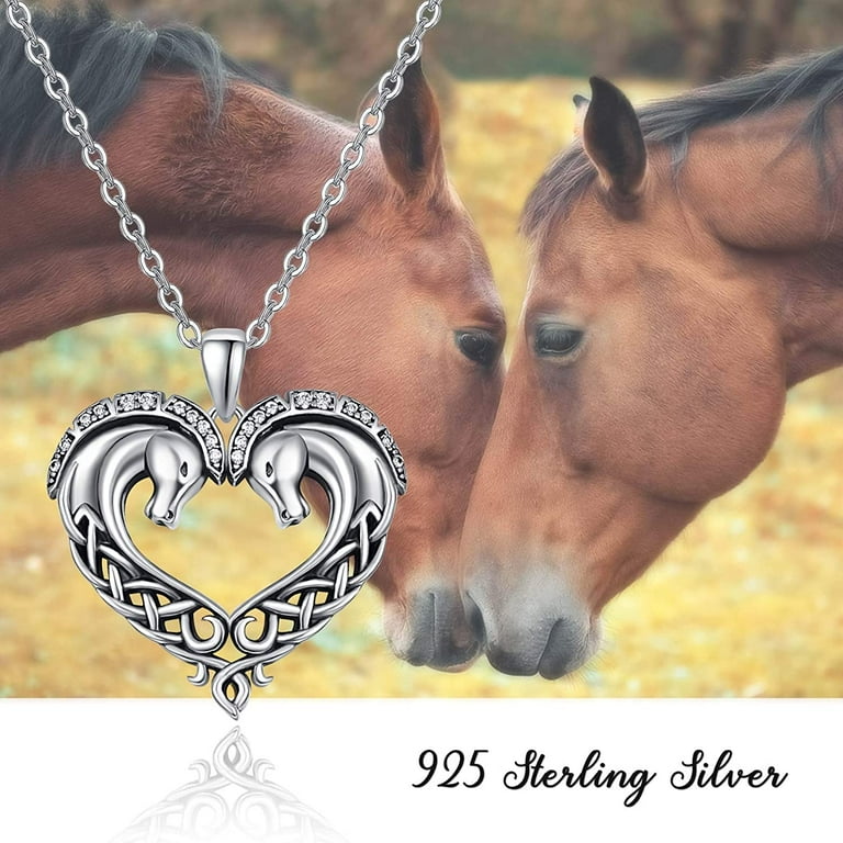 Celtic hotsell horse necklace