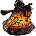 thumbnail image 2 of Gothic Spooky Witch Night Light with Holding Lantern Gothic Decorative Desktop Light Halloween Standing Night Light for Indoor Party & Spooky Outdoor Halloween Decor, 2 of 7