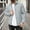 Gray, variant on Men's Casual Jackets Lightweight Varsity Jacket Waffle Collared Zip Up Solid Long Sleeve Stylish Coat with Pocket