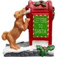 thumbnail image 1 of Christmas Village Props Santa Claus Mailbox Village Sets para la decoración navideña Cute Dog Letter to Santa Claus JAMW Sencillez, 1 of 5