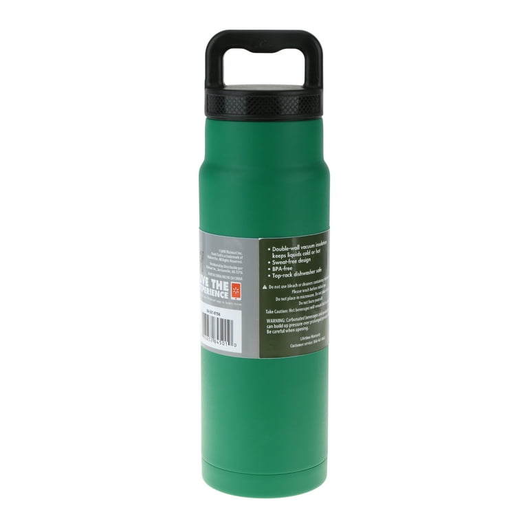 Ozark Trail 24 fl oz Green Insulated Stainless Steel Water Bottle