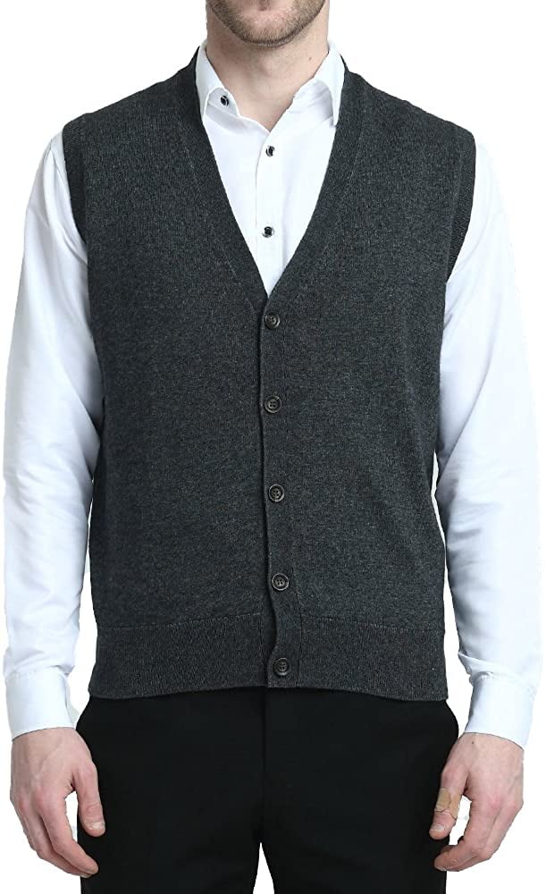 Men's Cashmere Blended Sweater Vest 