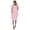 a-Pink308, variant on FINALGANG Womens Dress Solid Color Short Sleeve Midi Dress With Crewneck Side Pockets Loose Fit Casual T-Shirt Dress For Daily Going Out Wear