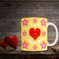 thumbnail image 5 of Nmdmisc Three-dimensional Visuals Effects Mugs Valentine's Day Heart Ceramic Coffee Cup Couple Water Cup for Him or Her,Valentine's Day Gift D, 5 of 7