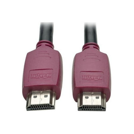UPC: 0037332199218 | Tripp Lite Premium High-Speed HDMI Cable with Ethernet and Digital Video with Audio UHD 4K x 2K @ 60 Hz (M/M) 10 ft. (P569-010-CERT)