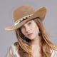 thumbnail image 2 of Cowboy Hat, Straw Hat, Women's Sun Hat, Summer Beach Hat, Western Hat, Panama Hat, 2 of 5