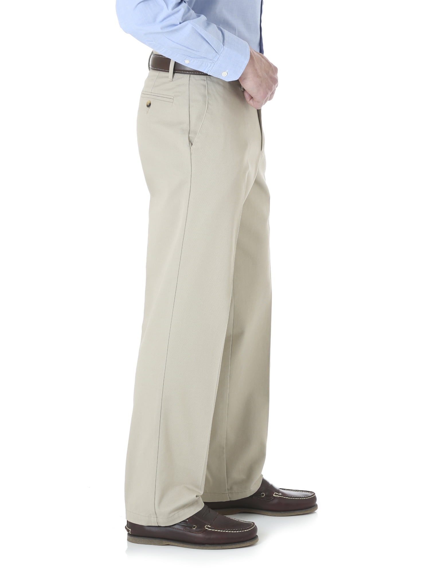wrangler flat front pants