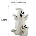 thumbnail image 6 of Konghyp 4Pcs Halloween Pumpkin Kitty Witch Ghost Decorations, Tabletop Ornaments, Festive Holiday Decor, Perfect for Home Decoration, Cute Resin Accessories, Halloween Theme Decor, 6 of 9