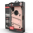 thumbnail image 6 of ZIZO BOLT Series for iPhone X Case Military Grade Drop Tested with Screen Protector, Kickstand and Holster iPhone XS ROSE GOLD BLACK, 6 of 6