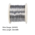 thumbnail image 2 of Unique Bargains 0.5mm 24AWG Heating Resistor Wire Nichrome Resistance Wires for Heating Elements 98ft, 2 of 4