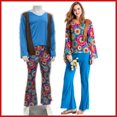 thumbnail image 1 of Disfraz de discoteca vintage para pareja de Halloween, vestido de mascarada hippie, 1 of 4