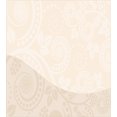 thumbnail image 3 of Ivory Duvet Cover Set, Shabby Form Ornamental Floral Curved Leaves Blooms Classic Feminine Flourish Pattern, Decorative 3 Piece Bedding Set with 2 Pillow Shams, King Size, Tan Cream, by Ambesonne, 3 of 3