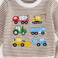 thumbnail image 4 of HFHAPW Giraropa Toddler Baby Boy Fall Winter Clothes Waffle Tractor Print Sweatshirt Pants Sets Infant Long Sleeve Outfits Set 0 6 12 18 Months 2T 3T 4T 5T 6T 7T 8T 9T(Khaki,3-4 Y), 4 of 4