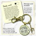 thumbnail image 2 of Gymnastics Coaching Sport Gutsy Goodness Bronze Keychain Great Coach Changes Life Thank You Gift, 2 of 8