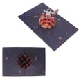 thumbnail image 1 of Kids Birthday Card, Spaceman Style 3D Birthday Card Thick Paper Popping Up Eye Catching With Envelope For Party, 1 of 8