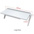 thumbnail image 3 of Punch-Free Computer Monitor Rack Plastic TV Set-Top Box Screen Bracket Router Storage Rack (black), 3 of 7
