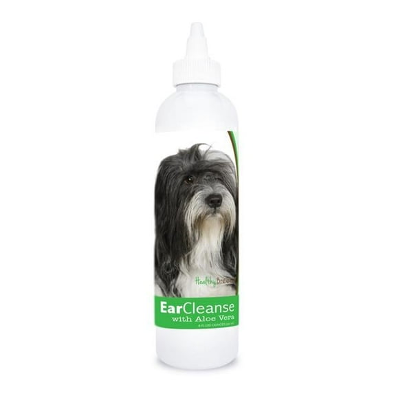 Healthy Breeds 840235110446 8 oz Lhasa Apso Ear Cleanse with Aloe Vera Cucumber Melon