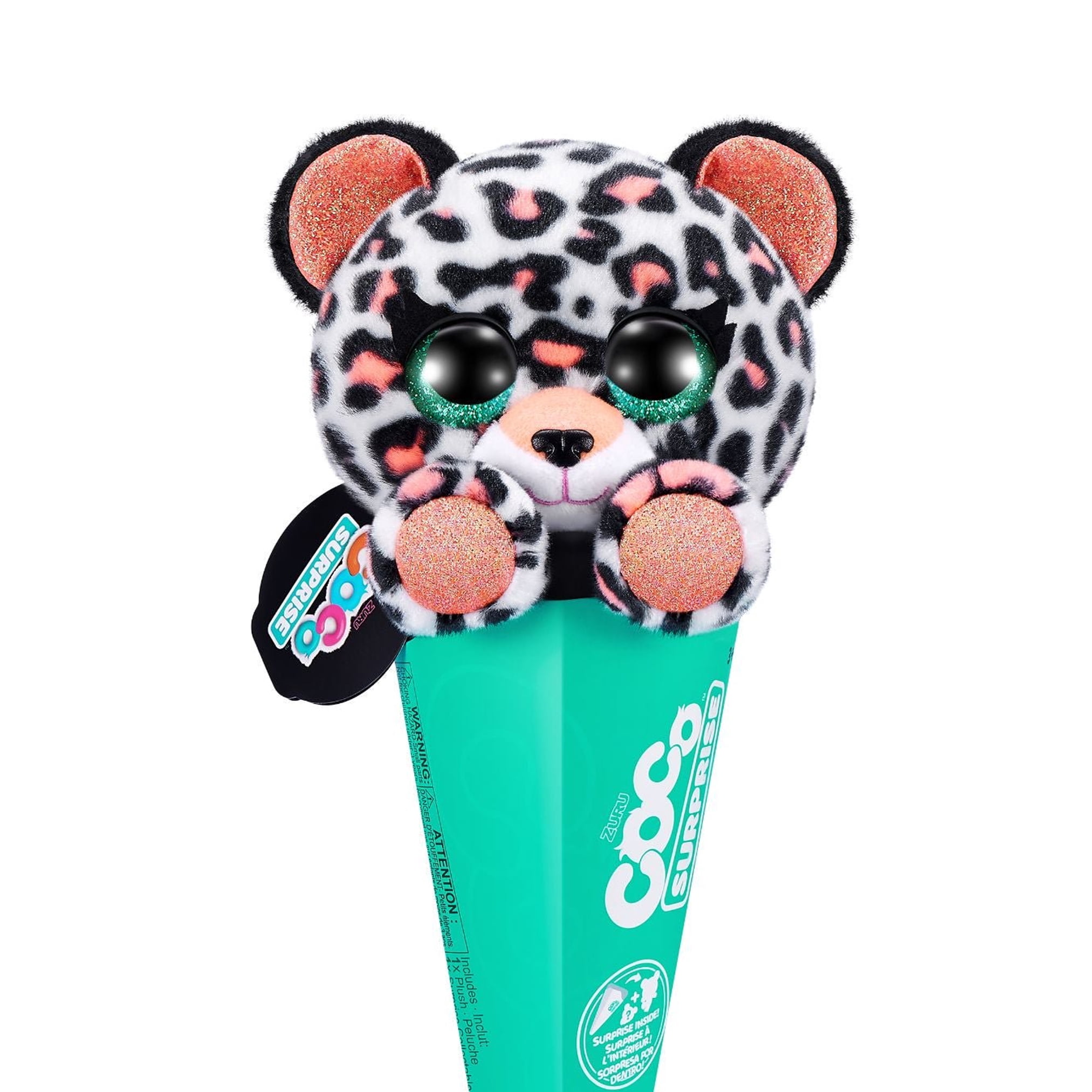 Coco Cones Surprise Neon Series Otto (White) Animal Plush Toy by