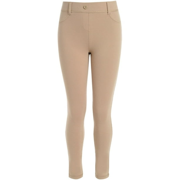 ladies khaki jeggings