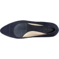 thumbnail image 4 of Women's Cole Haan The Go-To Block Heel Pump Marine Blue Suede 10 B, 4 of 5