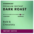 thumbnail image 3 of Starbucks Dark Roast Premium Instant Coffee 3.17 oz (Pack of 48), 3 of 5
