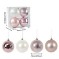 thumbnail image 3 of Earth Tone Christmas Ornaments Red Christmas Balls 4.7IN 4 Piece Christmas Ball Set Christmas Hanging Decorations, 3 of 6