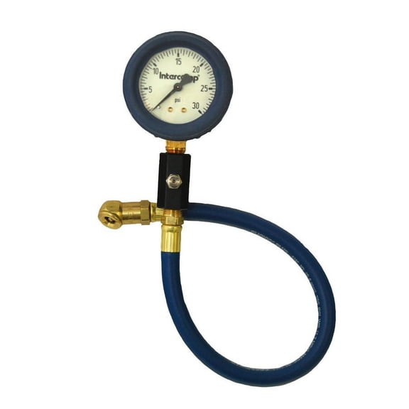 INTERCOMP Deluxe Air Gauge 2.5in 0-30 Glow-in Dark partNumber: 360069