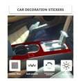 thumbnail image 4 of Real Bright Soft Car Interior Carbon Fiber Sticker Decoration2Pcs Red Carbon Fiber Interior Gear Shift Cover For Ford Mustang 2005-2009Auto Car Protection Interior Accessories, 4 of 8