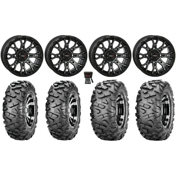 System 3 ST-6 14" Wheels Dark Tint 29" BigHorn Tires Polaris RZR XP 1000 / PRO XP / Ranger XP 900/1000